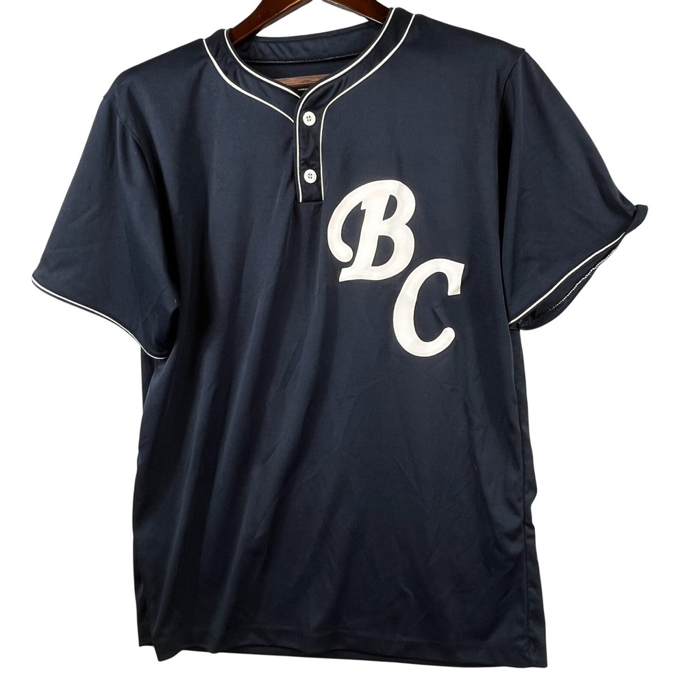 V.ark by Martin Mens L BC Jersey #61 Navy Red Baseball Streetwear Boston College